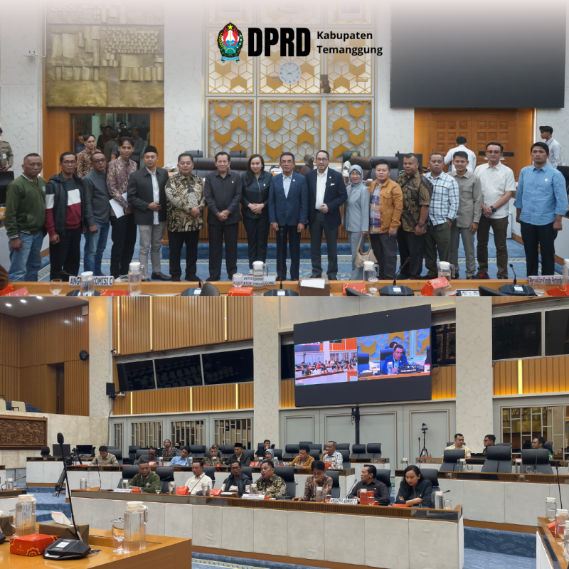 Bersama Komite Pertembakauan, DPRD Kabupaten Temanggung Boyong Aspirasi Petani Temanggung ke Komisi IV DPR RI